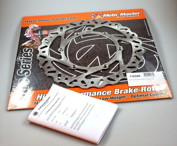 Moto Master Nitro Bremsscheibe passend für KTM SX 65 ab 2000 hinten mit ABE