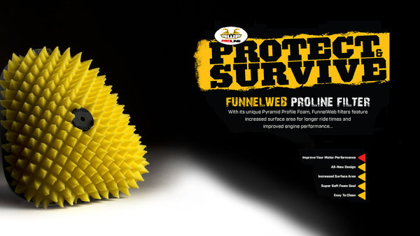 Funnelweb Proline Luftfilter Sherco ab 2012-