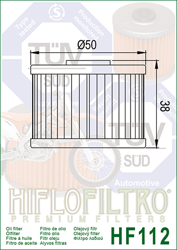 Hiflo Ölfilter für Honda CRF 250 ab 2004