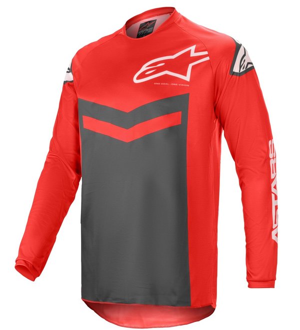 Alpinestars Fluid MX Shirt Speed Bright Red Anthracite