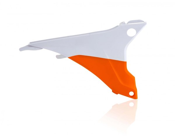 Seitenteil Airbox Verkleidung KTM EXC/EXC-F 2014-2016 Orange/Weiß