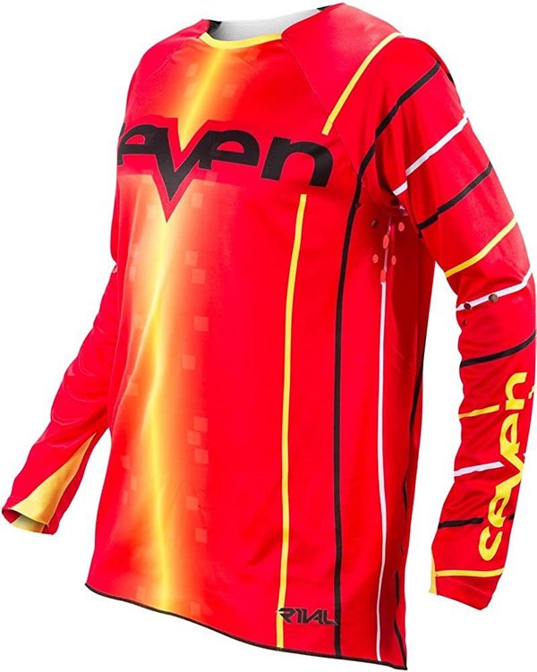Seven Rival Vert Red/Yellow Jersey