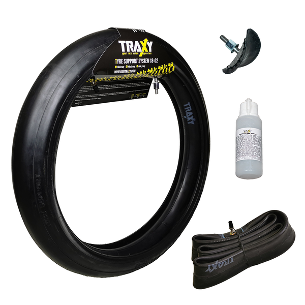 Traxy Tyre Support System Generation 2 Komplett für Reifen 140/80-18 und 120/90-18
