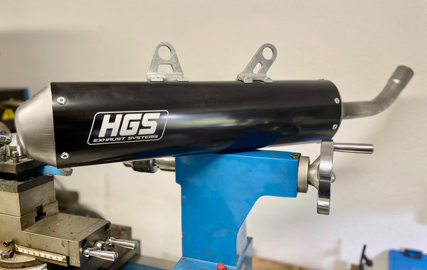 HGS Endschalldämpfer passend für KTM SX 250/ 300 19-22 EXC 20-23 HVA TC 250 19-22 TE 250/300 20-23