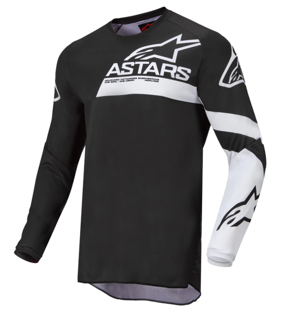 Alpinestars Fluid Chaser MX Shirt Black White