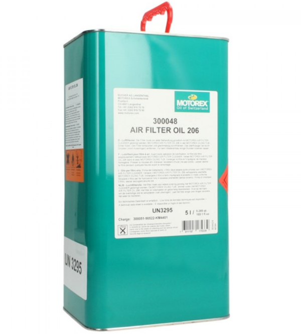Motorex Luftfilteröl Air Filter Oil 206 5 Liter