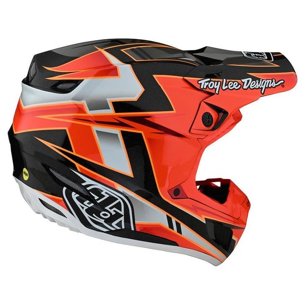 Troy Lee Designs SE5 Eyeball Graph Red/Black MIPS Composite Motocross Helm