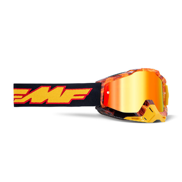 FMF Motocrossbrille PowerBomb Spark Mirror Red