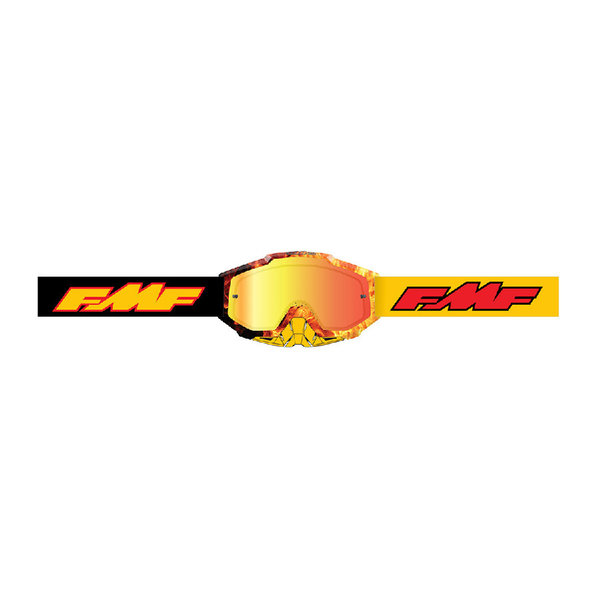 FMF Motocrossbrille PowerBomb Spark Mirror Red