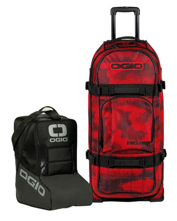 OGIO Wheeled Gear Bag RIG 9800 Camo Red - 123 l Pro