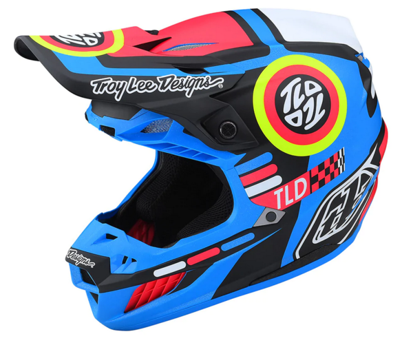 Troy Lee Designs SE5 Drop-In Black Matt MIPS Composite Motocross Helm