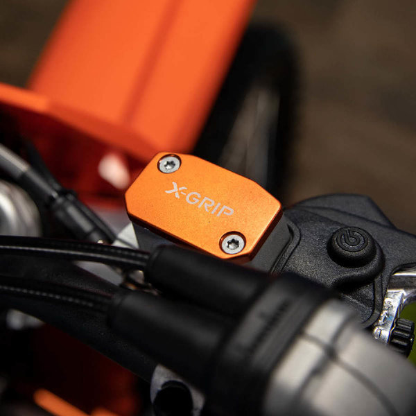 X-Grip Brems/Kupplungsdeckel für Brembo KTM Orange