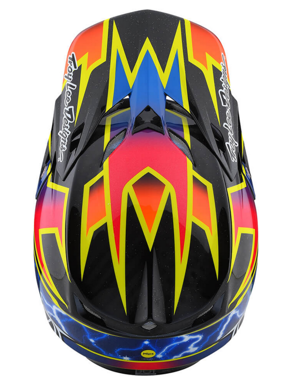 Troy Lee Design SE5 Carbon Helm MIPS Lightning Black