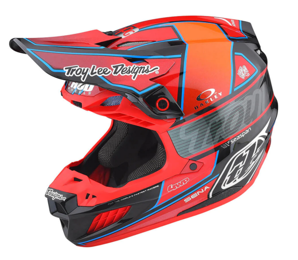 Troy Lee Design SE5 Carbon Helm MIPS Team Orange