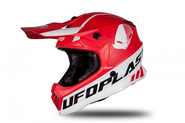 UFO Racing Kinderhelm Racing Red/White