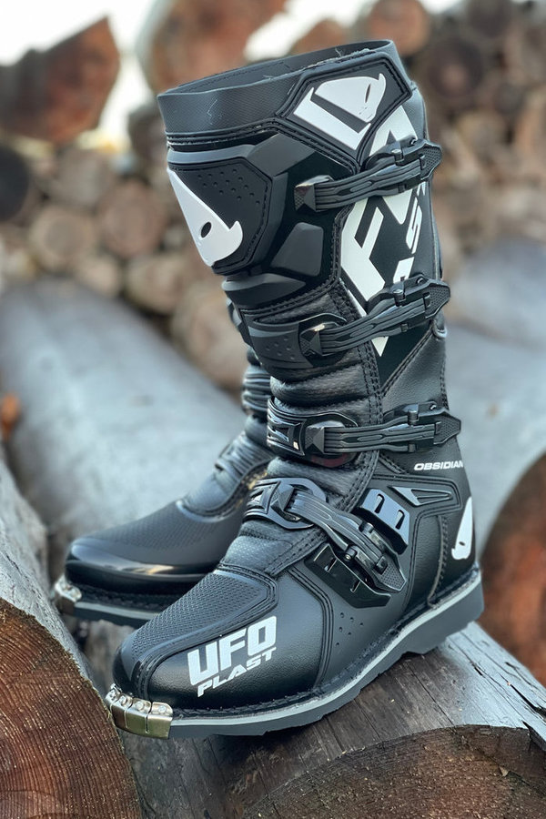 UFO Racing MX/Enduro Stiefel Obsidian Schwarz