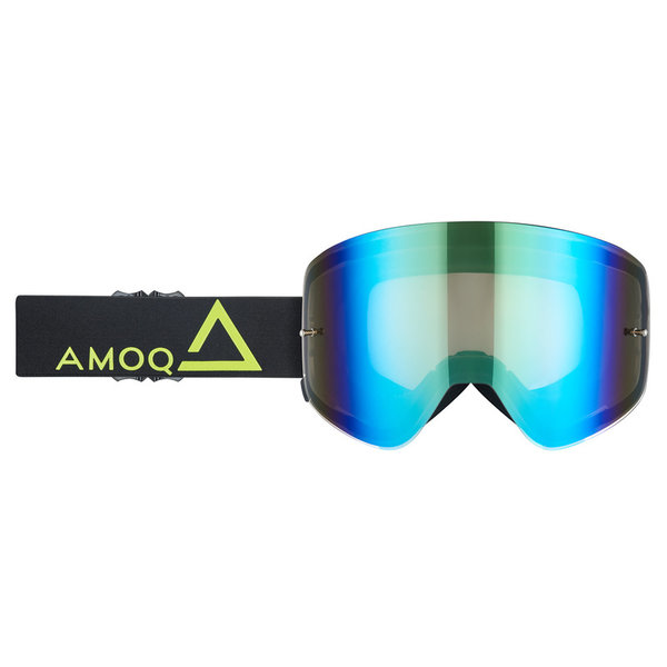AMOQ MX Brille Vision Magnetic Black-HiVis - Gold Mirror