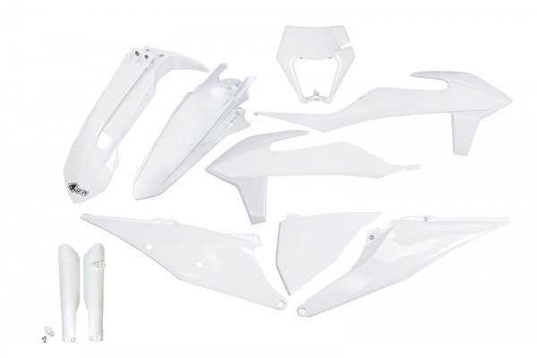 UFO Plastik Kit KTM EXC Weiss ab 2020-2023 Plasticspecial