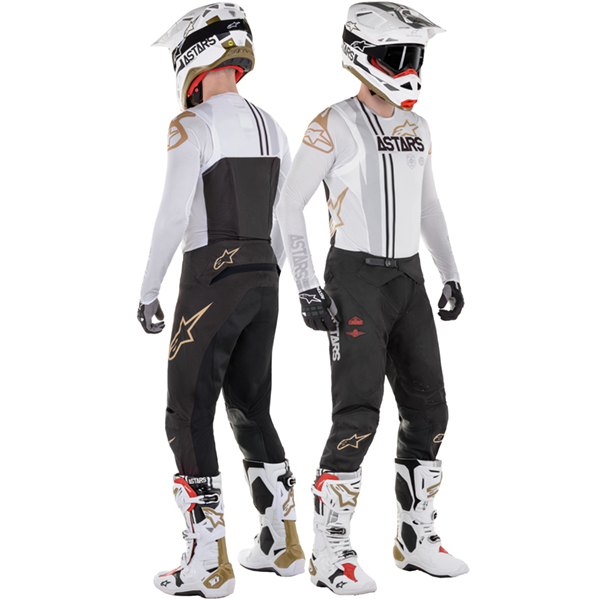 Alpinestars Supertech Squad Vegas Combo Jersey und Motocrosshose